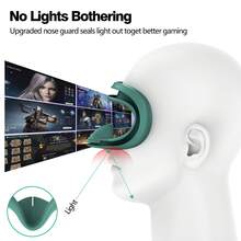 5 Packs Silicone Cover Set Compatible With Quest 3/Quest 3S: Controller Grips Cover - Facial Interface Cover - Protective Lens Cover - VR Shell Cove,The Best Choice For Christmas - Multicolor - View 10