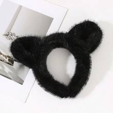 1pc Sweet Plush Bear Ear Hair Hoop Comfort Non‑Slip Headband For Daily Photograph Hair Decoration - Multicolor - View 15