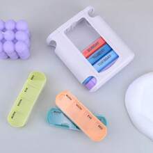 1 Set 1pc 7-Day Pill Box Weekly Monthly Tablet Storage Organizer Container Dispenser Pharmacy Pill Box - View 4
