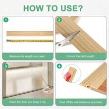 Floor Transition Strip Self Adhesive Vinyl Door Threshold Strip,PVC Transition Strips For Doorways Reducer For Laminate Floor Carpet Tile - B - View 8