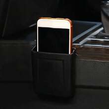 Car Dash Organizer Sticky Car Storage Pocket Adhesive Storage Box Car Console Organizer Car Storage Box For Keys Phones Cards - Black - View 4