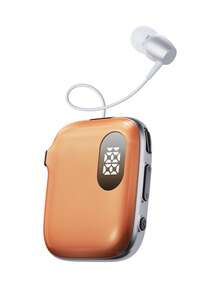 REMAX Earbud tunggal Bluetooth 6.0 teleskopik yang dapat dijepit, panjang earbud dapat diperpanjang 32cm dengan sekali klik, mikrofon ganda ENC untuk panggilan jernih, pengingat getar, waktu bicara hingga 90 jam, koneksi dua perangkat, indikator baterai LED, pengisian daya cepat USB-C. - View 13