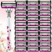 Huateng Design Handle, Manual Precision Shaver With Replaceable Blade - Suitable For Bikini Line Underarm Hair And Private Hair Removal, Suitable For Ten Uses, Very Suitable For Men/Women Hair Removal,Perfect Holiday Gift - Multicolor - View 2