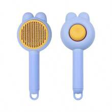 Cat Deshedding Brush, Bathing & Massage Cat Comb, Rabbit Grooming Brush, Pet Supplies For Cats & Dogs - Multicolor - View 16