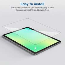 1pc Screen Protector Film, Compatible With IPad A16 11th Gen/10th Gen (11 Inch/10.9, 2025/2022), 9H Tempered Glass Film, Apple Pencil Support, Anti-Scratch, High Definition - Clear - View 4