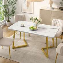Sweiko Dining Tables - Gold - View 2