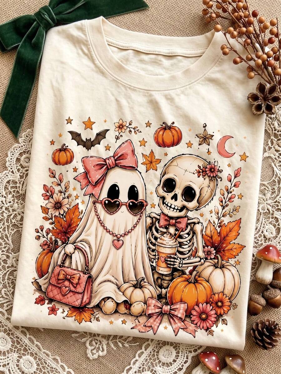 Women T-Shirts - Beige - View 1