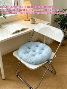 1PC Ultra‑Soft Seat Cushion With Lumbar Support, Non‑Slip Backrest Pad For Office, Patio & Dining Chairs, Comfort Seat Pad Ideal For Elderly, Office Workers, Students, Perfect Back‑To‑School & Christmas Gift For Home Desk Use - Ins-style Solid Color Macaron Seat Cushion - View 20