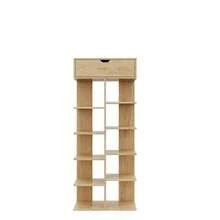 Display Cabinet Made Of Wood With 1 Drawer With Storage Multifunctional Natural For Living Room And Dining Area - Natural - View 8