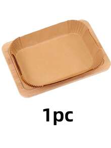 100/50/1 Thick Air Fryer Baking Tray - Suitable For Double Basket Air Fryers, Heat-Resistant Disposable Rectangular Baking Tray, Easy To Clean And Reusable, Air Fryer Accessory, Multi-Function Cooking Baking Tray, Easy Clean Baking Tray, Durable Kitchenware. - Multicolor - View 11