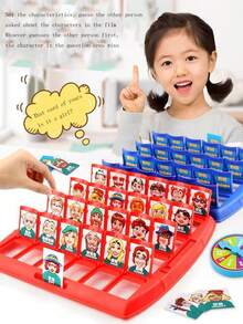 Who I Am! Board Game, Logical Reasoning, Children's Intelligence Game, Two-Player Interaction, Family Gathering - Multicolor - View 6