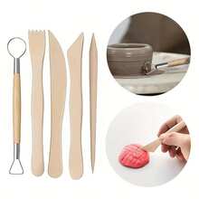 42pcs Clay Sculpture Tool Set, Pottery Plastic Carving Knives And Ball Stylus Dotting Tools, DIY Handmade Clay Modeling Tool Kit, Suitable For Art Handmade Clay Pottery Sculpture Beginners - 42-piece Clay Tool Set - View 7