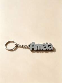 Personalized Name & Letter Keychain, Suitable For Weddings, Birthdays, Anniversaries, Graduations And Daily Casual Use, Luggage, Gym Bag, Shoulder Bag Exclusive Tag, Water Bottle & Backpack Accessory - Multicolor - View 15