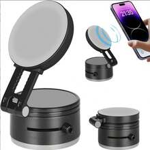Upgraded Foldable Magnetic Car Phone Holder – 360° Rotatable Extendable Suction Mount For Dashboard, Tile & Glass, ABS Design, With Wrench & Pad - Multicolor - View 14