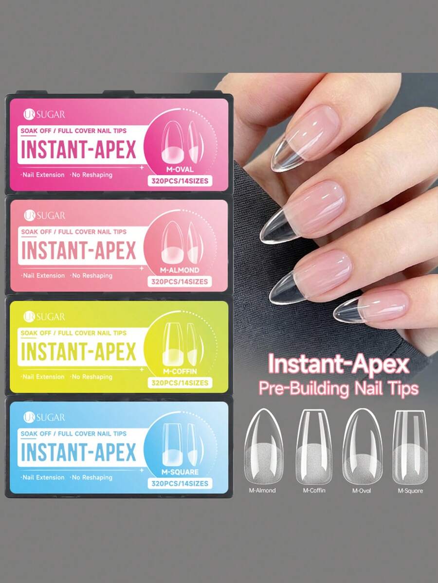 UR SUGAR Fall,Autumn, Fall Nails - Clear - View 1