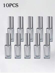 10件/6件/3件/5件 便攜式 5ml 10ml 灰色漸層藍厚玻璃噴霧瓶 旅行可重複填充空香水瓶，迷你香水，旅行瓶套裝 - 彩色 - 查看 19
