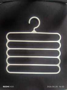 3pcs/Set Multi-Functional 5-Layer Pants Hanger - Durable Plastic Multi-Layer Closet Storage Rack, Suitable For Clothes, Shirts, Etc. - Multi-Color, Clothing Organization Storage Rack For Pants And Scarves, Non-Slip Space-Saving Closet Organizer, Multi-Layer Scarf And Tie Rack, Portable Closet Clothing Storage Rack, Perfect Hanger For 365 Days Use - Multicolor - View 13