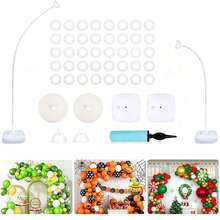 Balloon Arch Kit With Base, 8.2ft And 5ft High, Suitable For Wedding, Birthday Party, Lawn Decoration, Graduation Celebration, Flexible Half Balloon Arch Set - Multi-color - View 11