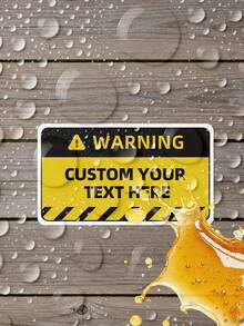 1/24/40/120 Customized Warning Stickers, Personalized Text And Image PVC Waterproof Decals, Multi-Size Self-Adhesive Danger Warning Labels, Suitable For Equipment, Warehouse, Shipping Packaging And Home Reminder Signs, Suitable For Factory, School, Office, Warehouse, Home And Other Scenes, Suitable As Gifts For Father, Mother, Colleagues, Workers. Suitable For New Year, Halloween, Christmas. - Multicolor - View 6