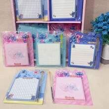 Disney 1pc Stitch Sticky Note Set, Colorful Inner Pages, Suitable For Office And Study Supplies, Multi-Functional Stationery And Office Information Stickers, Back To School Essential - Multicolor - View 1