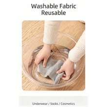 1pc Portable Handheld Underwear Storage Bag, Travel Waterproof Underwear & Socks Pouch, Student Dorm Luggage Clothing Organizer Bag,Travel Essential,Room Decor - Multicolor - View 4