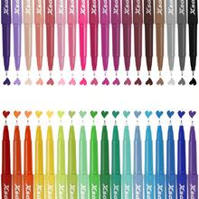 36-Color Water-Based Brush Pen Set, 0.35mm Tip, Smooth Ink Flow, Non-Fading, Quick-Drying, Perfect Gift For The Back-To-School Season, Birthday Gift - 36 Colors - View 4