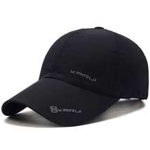 Men Letter Graphic Baseball Cap Casual,Summer,Beach,Holiday - Black - View 4