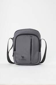 CAMEL CROWN Tas Selempang Kapasitas Besar, Kantong Ponsel Bahu Modis untuk Perjalanan dan Aktivitas Luar Ruangan - Batu Abu - View 1