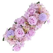 50cm 奢華白色玫瑰人造花 婚禮桌面主花 背景牆拱門裝飾花 派對戶外花園裝飾花 - 多色(大麗花玫瑰) - 查看 10