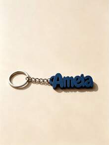 Personalized Name & Letter Keychain, Suitable For Weddings, Birthdays, Anniversaries, Graduations And Daily Casual Use, Luggage, Gym Bag, Shoulder Bag Exclusive Tag, Water Bottle & Backpack Accessory - Multicolor - View 38