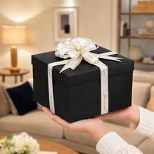 Shoze Creative DIY Explosion‑Style Keepsake Box, Decorative Memory Album As Heartfelt Present For Various Special Festive Celebration Occasions - Black - View 5