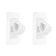 4/2pcs No-Drill Curtain Rod Brackets, Self-Adhesive Multi-Function Hooks, Transparent Style, Suitable For Rental, Dorm, Kitchen, Home, Bathroom - Multicolor - View 9