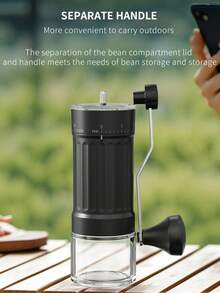 Brutelle Portable Manual Coffee Grinder, Quick Grinding, Adjustable Grind Size, Suitable For Cafes, Coffee Corners And Home - Hand Crank - View 4