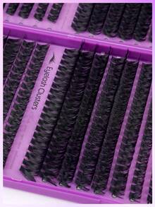 CMAYOME 576-Piece Mascara Set, D-Shaped Curled Tufted Lashes, Length Ranging From 10 To 168 Millimeters. Includes 30D To 150D Mixed Lashes. The Set Contains Mascara, Tweezers And Mascara Brush. Lashes, Lashes, Lash Tufts, Cat-Eye Lashes, Anime Lashes - Multicolor - View 8
