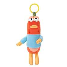 SpongeBob SquarePants Bikini Sea Wall Resident Fish Plush Keychain, 6 Styles Cute Ugly Cartoon Fish Plush Doll Pendant, Backpack Bag Charm, Children And Fan Collection Gift - Multicolor - View 9