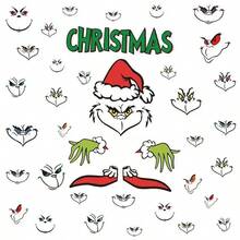 The Grinch 1 lembar Stiker Dinding Natal Bergambar Monster Hijau Perekat PVC, Stiker Dekorasi Liburan, Cocok Untuk Berbagai Acara Seperti Bola Natal Dan Tas Hadiah, Stiker Dekoratif Ideal Untuk Rumah Dan Pesta. - MultiWarna - View 5