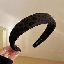 Vintage Leopard Print Headband For Women, Animal Pattern Hair Hoop, Hair Clip Hair Accessory To Enhance Cranial Top - Multicolor - View 5