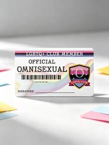 Funny Custom GAY Membership Card With Photo, Personalized Joke Membership Card, Prank Gift For Friends, Custom Photo Card, Novelty LGBTQ Humor Gift, Lesbian Pride Joke Card, Unique Best Friend Gift, College Student Gift, Gift For Him Her - Multicolor - View 11
