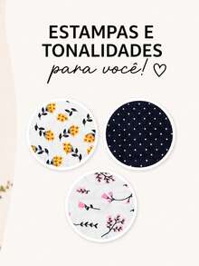 Pijama Feminino Aberto Meia Manga Pescador Bermuda Verão Senhora - Preto - Visão 5