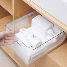 6pcs White Plastic Drawer Slides, No-Drill Easy Installation Bottom-Mount Drawer Slides, Multi-Functional Storage Slides, Suitable For Home Kitchen, Bathroom Cabinets And Closet Storage Boxes 2/4/6pcs - Multicolor - View 8