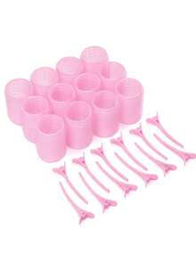 36pcs/Set Large Combination Hair Curlers + Plastic Hair Rollers, With Clips Self-Grip Hair Rollers, Suitable For Long/Medium/Short Hair, Bangs, Curly Hair, Travel Essential Hair Roller Accessories, Affordable Hair Styling Tools - Multicolor - View 21