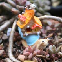 1pc Snail Resin Craft Small Ornament Creative Resin Decorative Craft Succulent Moss Landscape Micro Scenery - Snail - View 7