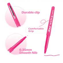 36-Color Water-Based Brush Pen Set, 0.35mm Tip, Smooth Ink Flow, Non-Fading, Quick-Drying, Perfect Gift For The Back-To-School Season, Birthday Gift - 36 Colors - View 6