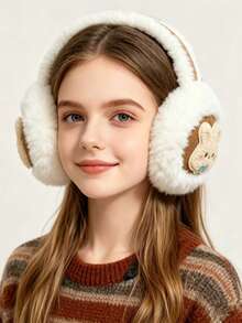 1pc Autumn/Winter Thermal Lined Thick Ear Muffs, Warm & Cold-Proof Ear Protectors - Multicolor - View 8