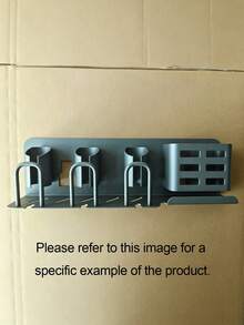 Wall-Mounted Toothbrush Holder Storage Rack, Bathroom Organizer, No-Drill Wall-Mounted Toothbrush Holder With Storage Slot And Cup, Space-Saving Bathroom Storage Rack, Modern Practical Design, Suitable For Electric Toothbrushes, Razors And Toiletries - Multicolor - View 8