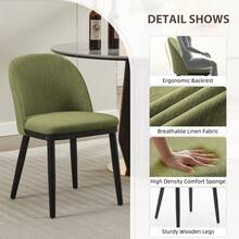 Dining Chairs - Green - View 3