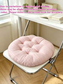 1PC Ultra‑Soft Seat Cushion With Lumbar Support, Non‑Slip Backrest Pad For Office, Patio & Dining Chairs, Comfort Seat Pad Ideal For Elderly, Office Workers, Students, Perfect Back‑To‑School & Christmas Gift For Home Desk Use - Ins-style Solid Color Macaron Seat Cushion - View 19