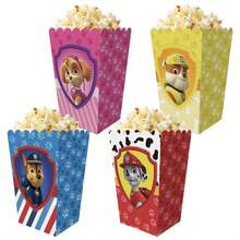 12pcs/Random 1pc Dog Cartoon Theme Candy Box, Popcorn Box, Theme Party Popcorn Box, Candy And Cookie Box, Party Gift Bag, Party Small Gift Box, Suitable For Birthday Party, Halloween, Christmas, Party Holiday, Popcorn Box Decoration, Party Candy And Popcorn Box Decoration - Multicolor - View 3