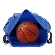 1pc Drawstring Backpack, Large Capacity Unisex Sports Basketball Swimming Training Fitness Outdoor Travel Storage Rucksack - Sports Backpack - View 6