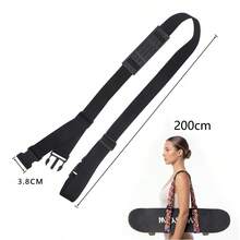 Yoga Mat Carrying Strap, Yoga Roller Storage Strap, Winter Ski Board Binding Strap, Skateboard Binding Strap, Double Board Fixing Strap, Hand-Carried Skateboard Fixing Shoulder Strap - Multicolor - View 2